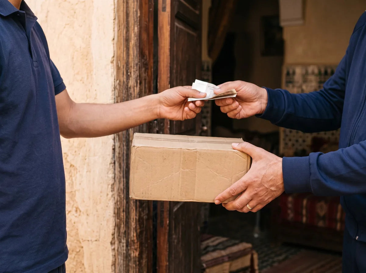 Paiement du colis à la porte